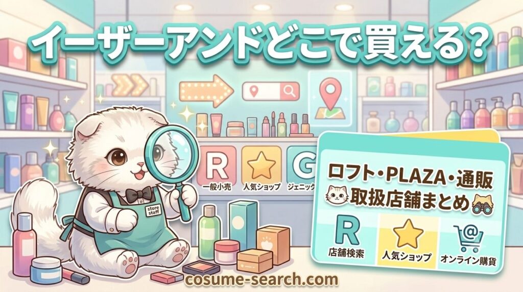 イーザーアンド どこで買える
