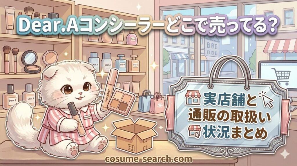 deara コンシーラー どこで売ってる