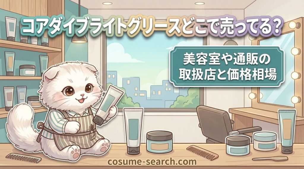 コアダイブライトグリース どこで売ってる