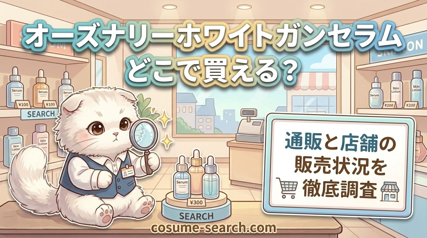 オーズナリーホワイトガンセラムどこで買える