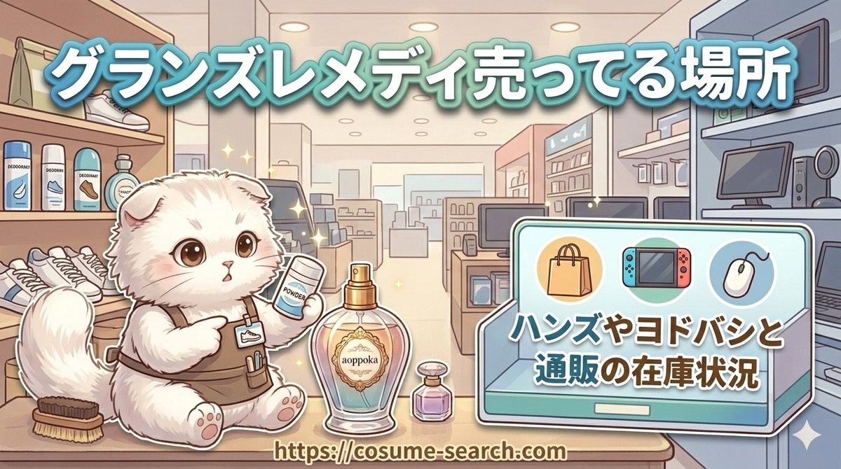 【グランズレメディ売ってる場所】ハンズやヨドバシと通販の在庫状況