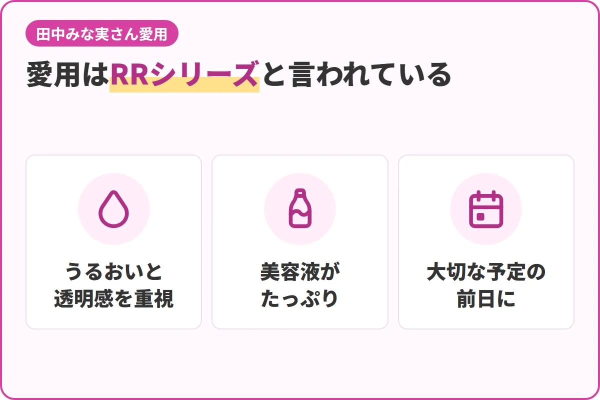 愛用はRRシリーズと言われている