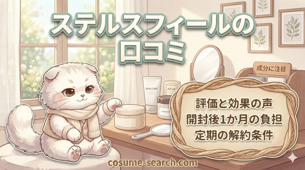 【ステルスフィールの口コミ】評価と効果の声・開封後1か月の負担・定期の解約条件