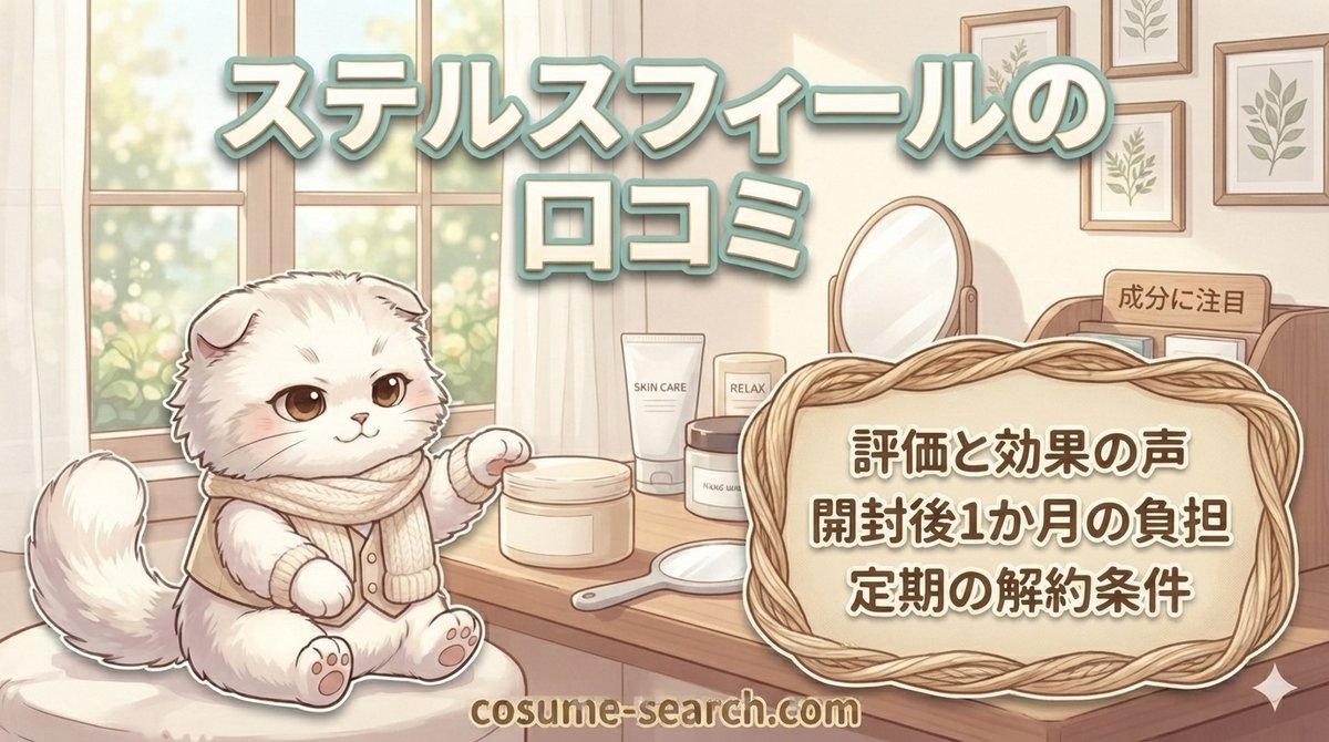 【ステルスフィールの口コミ】評価と効果の声・開封後1か月の負担・定期の解約条件